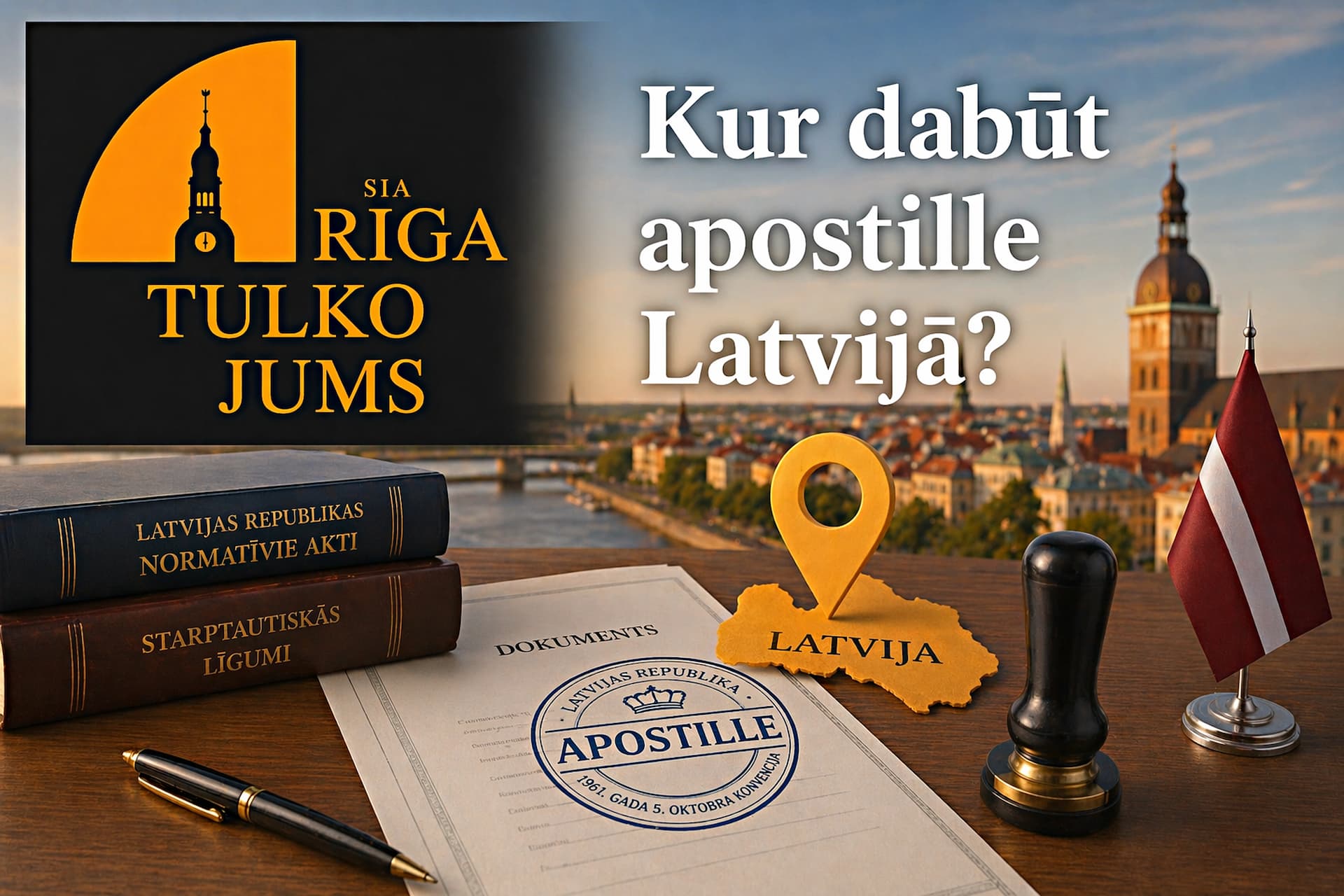kur dabūt apostille Latvijā