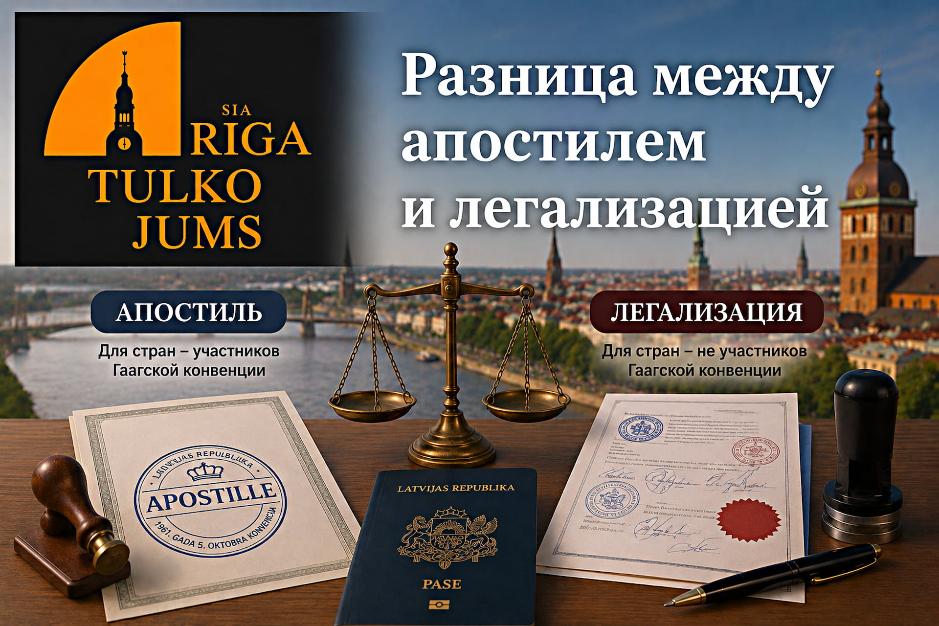 разница между апостилем и легализацией